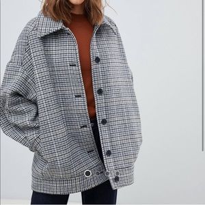 oversized wool trucker jacket